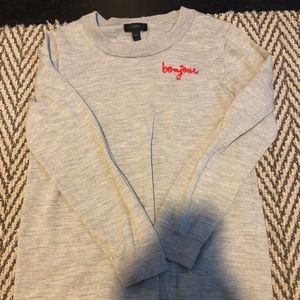M J Crew sweater